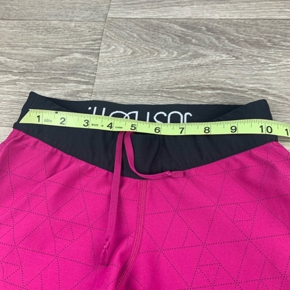 Pink Nike Logo Gym crop Workout Leggings - Picture 7 of 8